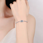 [Plus&Max]BLOOMING STAR-FLOWER MOISSANITE BRACELET