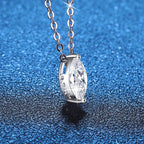 [Plus&Max]SOPHISTICATED MARQUISE-CUT MOISSANITE PENDANT NECKLACE