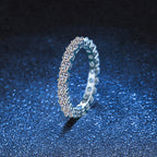 [Plus&Max]LUXURIOUS 2.2 CARAT FULL ETERNITY MOISSANITE RING