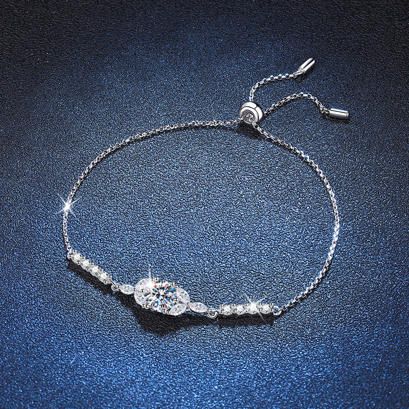 [Plus&Max]BLOOMING STAR-FLOWER MOISSANITE BRACELET