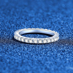 [Plus&Max]DAINTY 0.87CT FULL ETERNITY MOISSANITE RING