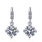 [Plus&Max]DYNAMIC TASSEL MOISSANITE DROP EARRINGS