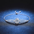 [Plus&Max]"PIGEON'S EGG" TEARDROP MOISSANITE BRACELET