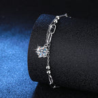 [Plus&Max]CLASSIC SOLITAIRE MOISSANITE BRACELET