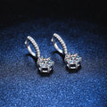 [Plus&Max]CLASSIC 6-PRONG MOISSANITE DROP EARRINGS