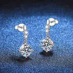 [Plus&Max]DYNAMIC TASSEL MOISSANITE DROP EARRINGS