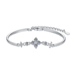 [Plus&Max]CLOVER & TWIN-STAR MOISSANITE BRACELET