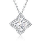 [Plus&Max]STAR-CLOVER MOISSANITE NECKLACE
