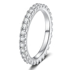 [Plus&Max]DAINTY 0.87CT FULL ETERNITY MOISSANITE RING
