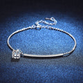 [Plus&Max]ELEGANT HALF-MOON CURVE MOISSANITE BRACELET