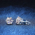 [Plus&Max]SIX-PRONG MOISSANITE EARRINGS