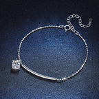 [Plus&Max]ELEGANT HALF-MOON CURVE MOISSANITE BRACELET