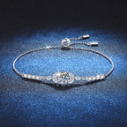 [Plus&Max]BLOOMING STAR-FLOWER MOISSANITE BRACELET