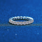 [Plus&Max]LUXURIOUS 2.2 CARAT FULL ETERNITY MOISSANITE RING