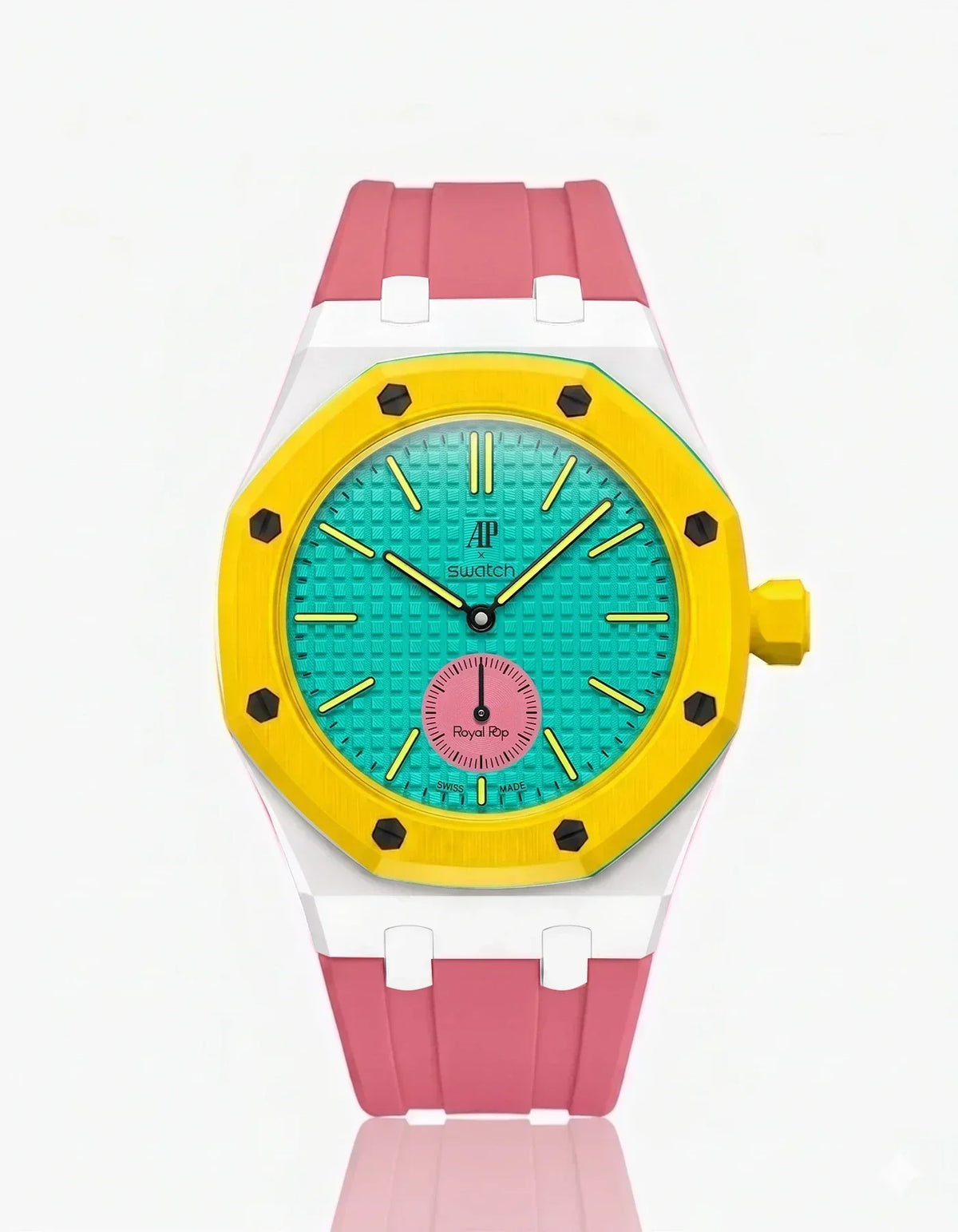 Silicone Strap & Case  Royal Pop Otg Roz(Customize  Colors)