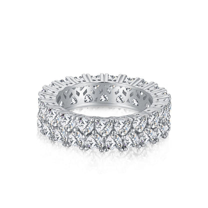[Max Jewelry ]Sparkling Full Heart Ring
