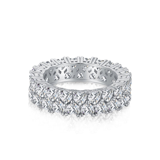 [Max Jewelry ]Sparkling Full Heart Ring