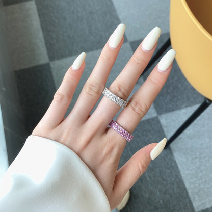 [Max Jewelry ]Sparkling Full Heart Ring