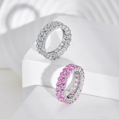 [Max Jewelry ]Sparkling Full Heart Ring