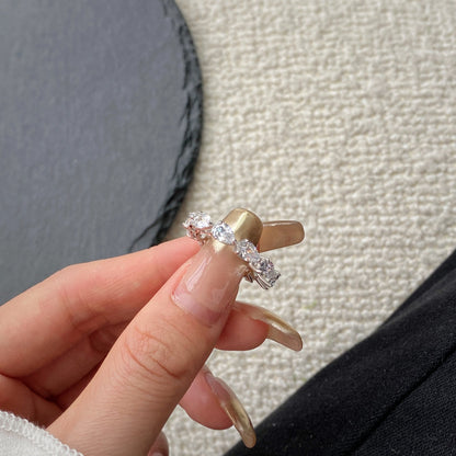 [Max Jewelry ]Exquisite Pear Cut Tennis Ring