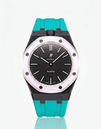 Silicone Strap & Case Royal Pop Ocho Negro(Customize  Colors)