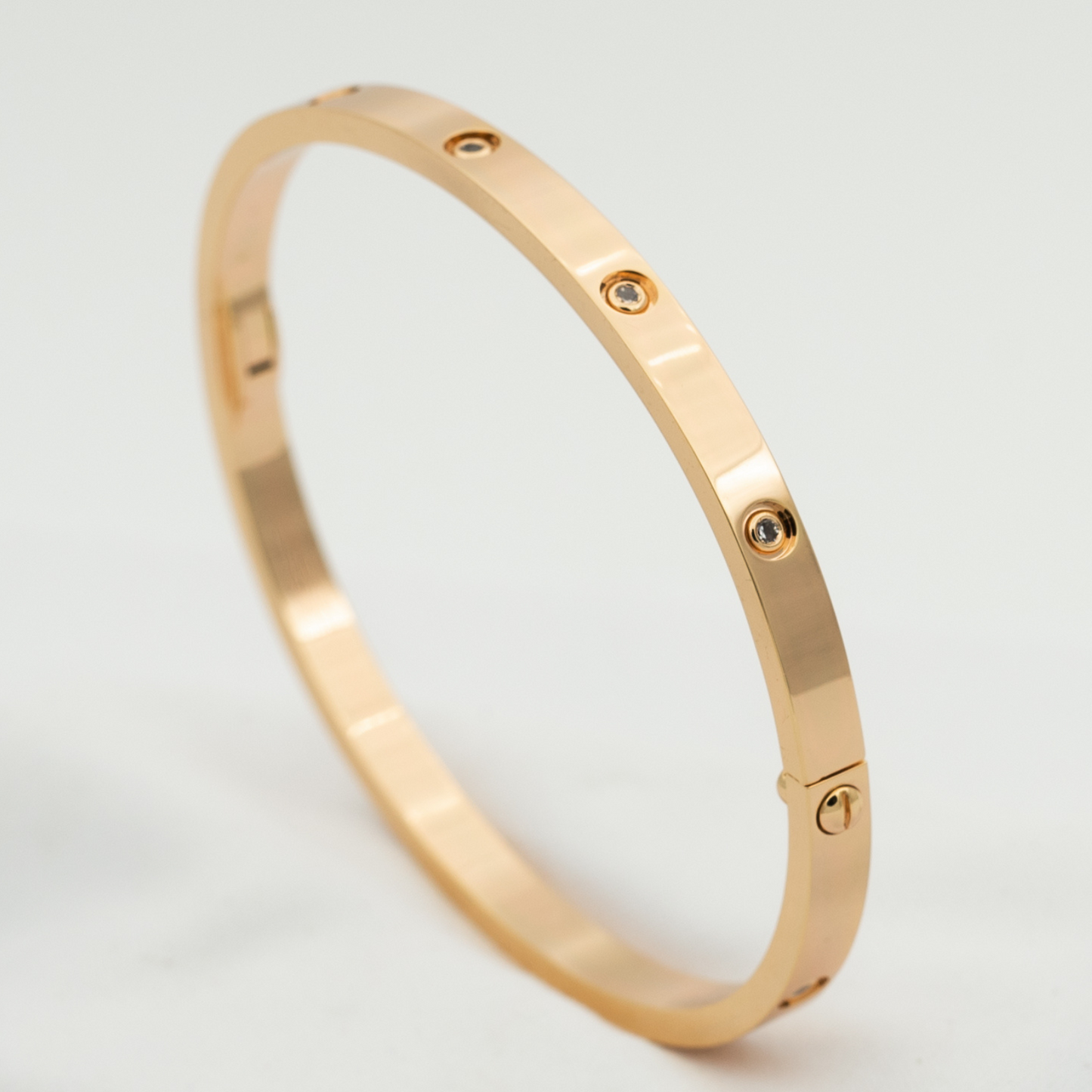 [Max Jewelry ]LOVE BRACELET 3.65MM 10 DIAMONDS