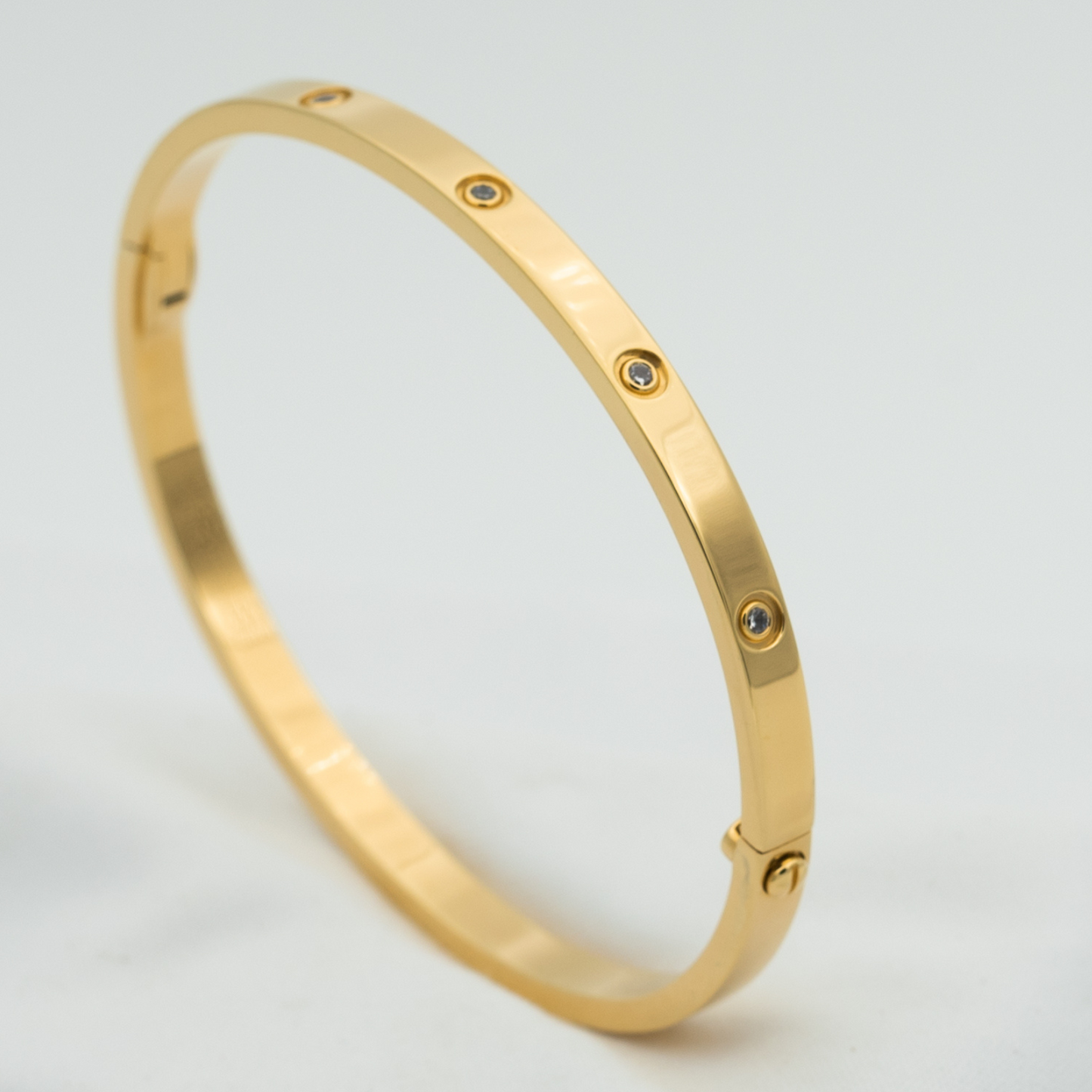 [Max Jewelry ]LOVE BRACELET 3.65MM 10 DIAMONDS