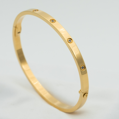 [Max Jewelry ]LOVE BRACELET 3.65MM 10 DIAMONDS