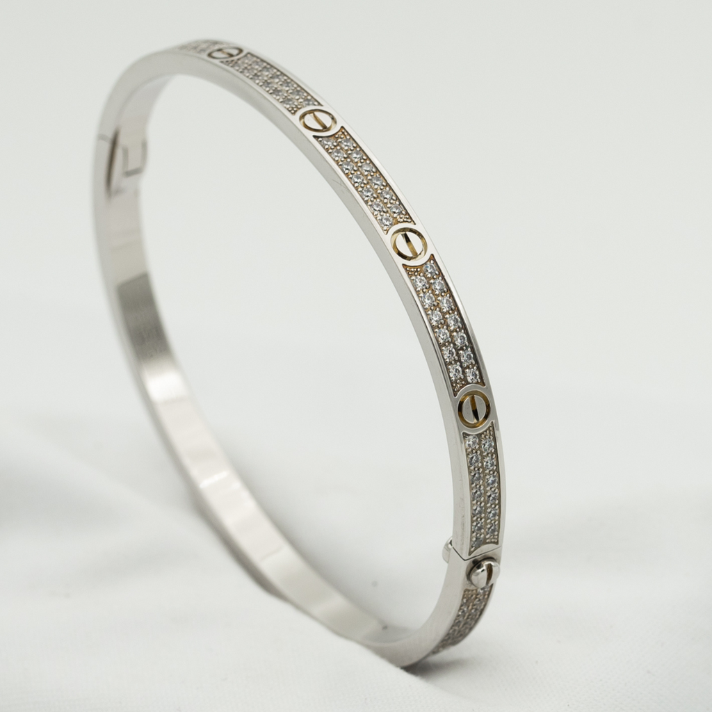 [Plus&Max]LOVE BRACELET 3.65MM DIAMOND-PAVED