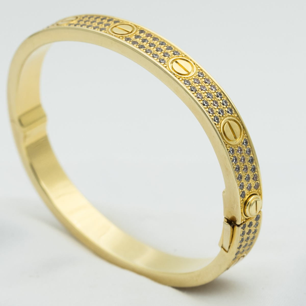 [Plus&Max]LOVE BRACELET 6.1MM DIAMOND-PAVED