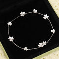 [Plus&Max]FRIVOLE SILVER 9 FLOWERS NECKLACE