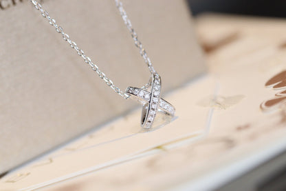 [Max Jewelry ]JEUX DE DIAMOND NECKLACE