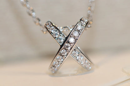 [Max Jewelry ]JEUX DE DIAMOND NECKLACE