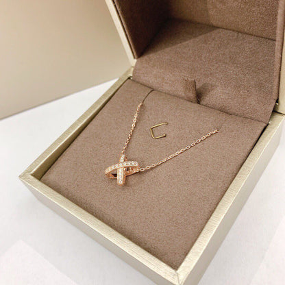 [Max Jewelry ]JEUX DE DIAMOND NECKLACE