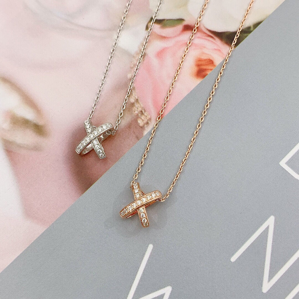 [Plus&Max]JEUX DE DIAMOND NECKLACE