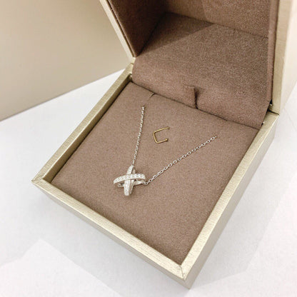 [Max Jewelry ]JEUX DE DIAMOND NECKLACE