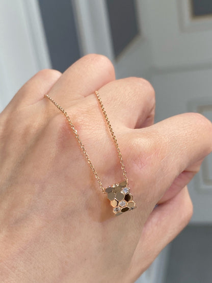 [Max Jewelry ]BEE LOVE DIAMOND NECKLACE