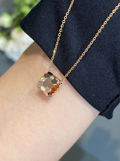 [Max Jewelry ]BEE LOVE DIAMOND NECKLACE