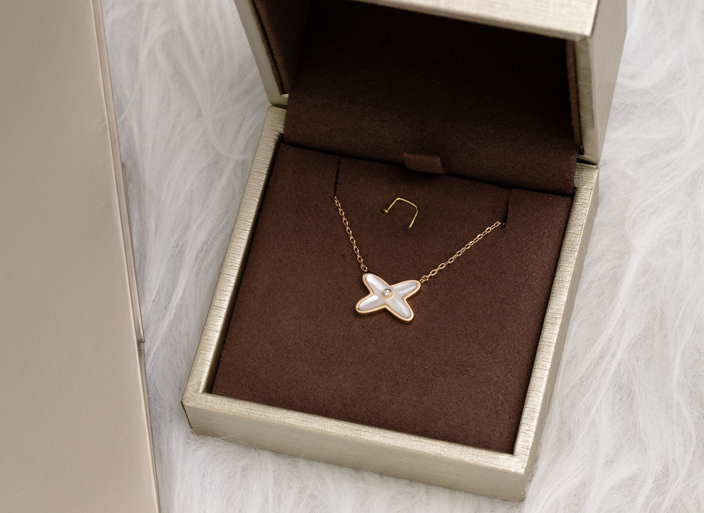 [Max Jewelry ]JEUX DE NECKLACE 1 DIAMOND