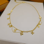 [Plus&Max]BLOOMING SUPPLE NECKLACE BRASS