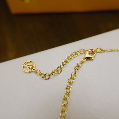 [Max Jewelry ]BLOOMING SUPPLE NECKLACE BRASS