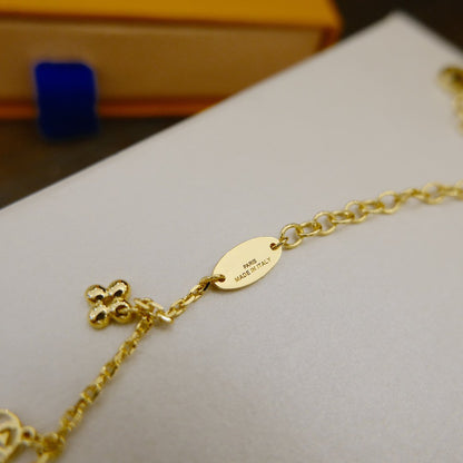[Max Jewelry ]BLOOMING SUPPLE NECKLACE BRASS