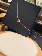 [Plus&Max]BLOSSOM PENDANT PINK GOLD AND DIAMOND