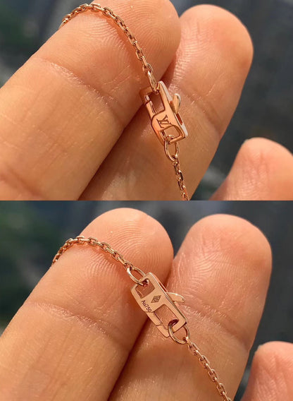 [Max Jewelry ]BLOSSOM PENDANT PINK GOLD AND DIAMOND