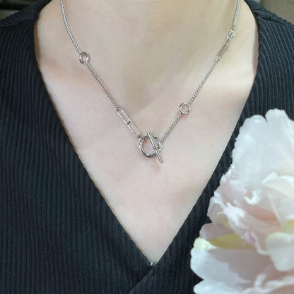 [Max Jewelry ]HM STERLING CHAINE D'ANCRE HEART
