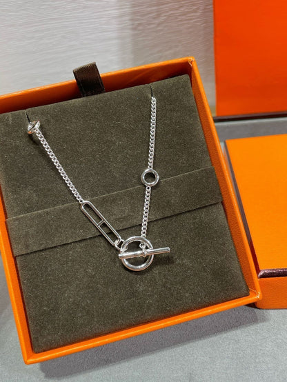 [Max Jewelry ]HM STERLING CHAINE D'ANCRE HEART