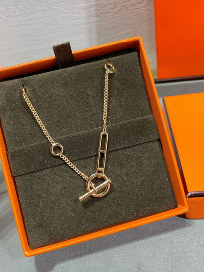[Max Jewelry ]HM STERLING CHAINE D'ANCRE HEART