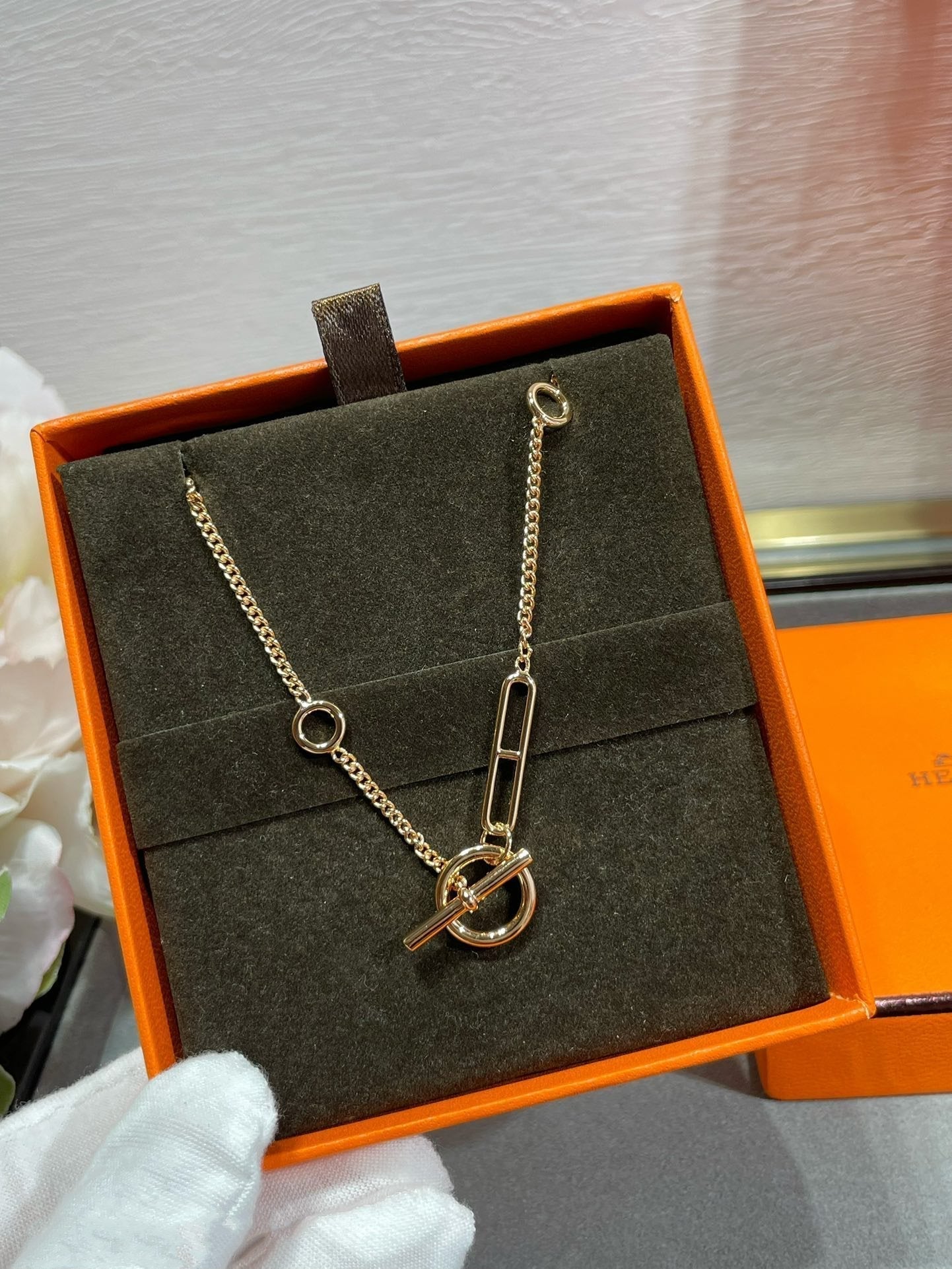 [Max Jewelry ]HM STERLING CHAINE D'ANCRE HEART