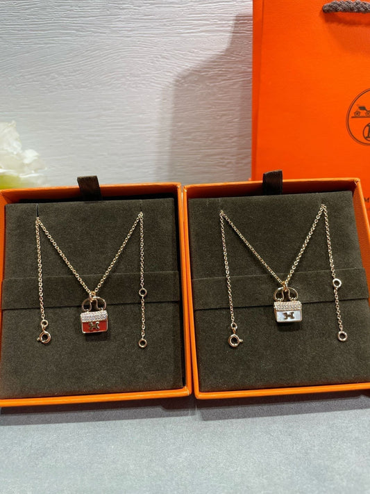 [Max Jewelry ]H CIRCE MOISSANITE PENDANT NECKLACE GOLD