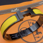 [Plus&Max]CLIC HM SO BLACK YELLOW BRACELET